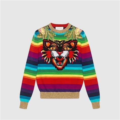 maglia gucci gatto costo|Maglieria Donna .